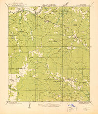 Chopin NE Louisiana Historical topographic map, 1:31680 scale, 7.5 X 7.5 Minute, Year 1937