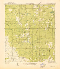 Chopin NW Louisiana Historical topographic map, 1:31680 scale, 7.5 X 7.5 Minute, Year 1937