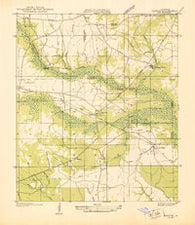 Chopin SW Louisiana Historical topographic map, 1:31680 scale, 7.5 X 7.5 Minute, Year 1937