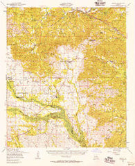 Chopin Louisiana Historical topographic map, 1:62500 scale, 15 X 15 Minute, Year 1948
