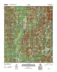 Clark Louisiana Historical topographic map, 1:24000 scale, 7.5 X 7.5 Minute, Year 2012