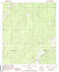 Clark Hollow Louisiana Historical topographic map, 1:24000 scale, 7.5 X 7.5 Minute, Year 1982