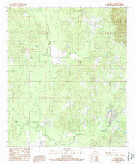 Clark Louisiana Historical topographic map, 1:24000 scale, 7.5 X 7.5 Minute, Year 1989