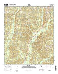 Clay Louisiana Current topographic map, 1:24000 scale, 7.5 X 7.5 Minute, Year 2015