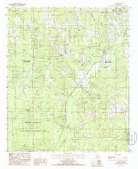 Clay Louisiana Historical topographic map, 1:24000 scale, 7.5 X 7.5 Minute, Year 1985