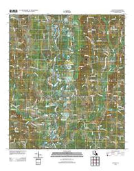 Clifton Louisiana Historical topographic map, 1:24000 scale, 7.5 X 7.5 Minute, Year 2012