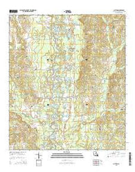 Clifton Louisiana Current topographic map, 1:24000 scale, 7.5 X 7.5 Minute, Year 2015