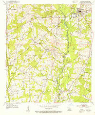 Clinton Louisiana Historical topographic map, 1:24000 scale, 7.5 X 7.5 Minute, Year 1954