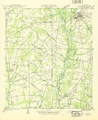 Clinton Louisiana Historical topographic map, 1:31680 scale, 7.5 X 7.5 Minute, Year 1946