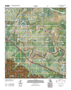 Cloutierville Louisiana Historical topographic map, 1:24000 scale, 7.5 X 7.5 Minute, Year 2012