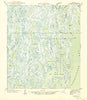 Cocodrie Louisiana Historical topographic map, 1:31680 scale, 7.5 X 7.5 Minute, Year 1945