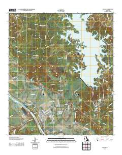 Colfax Louisiana Historical topographic map, 1:24000 scale, 7.5 X 7.5 Minute, Year 2012