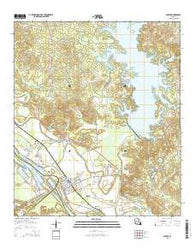 Colfax Louisiana Current topographic map, 1:24000 scale, 7.5 X 7.5 Minute, Year 2015