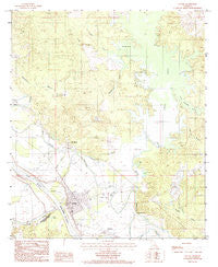 Colfax Louisiana Historical topographic map, 1:24000 scale, 7.5 X 7.5 Minute, Year 1985