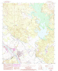 Colfax Louisiana Historical topographic map, 1:24000 scale, 7.5 X 7.5 Minute, Year 1985