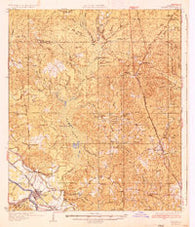 Colfax Louisiana Historical topographic map, 1:62500 scale, 15 X 15 Minute, Year 1936