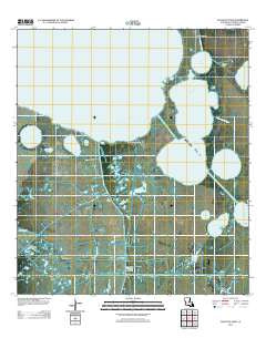 Collicon Lake Louisiana Historical topographic map, 1:24000 scale, 7.5 X 7.5 Minute, Year 2012