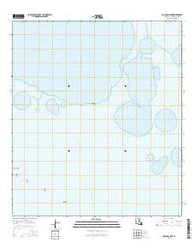 Collicon Lake Louisiana Current topographic map, 1:24000 scale, 7.5 X 7.5 Minute, Year 2015