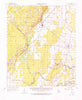 Collinston Louisiana Historical topographic map, 1:62500 scale, 15 X 15 Minute, Year 1957