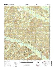 Colquitt Louisiana Current topographic map, 1:24000 scale, 7.5 X 7.5 Minute, Year 2015