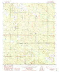 Colquitt Louisiana Historical topographic map, 1:24000 scale, 7.5 X 7.5 Minute, Year 1986