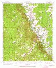 Columbia Louisiana Historical topographic map, 1:62500 scale, 15 X 15 Minute, Year 1957