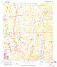 Comite Louisiana Historical topographic map, 1:24000 scale, 7.5 X 7.5 Minute, Year 1962