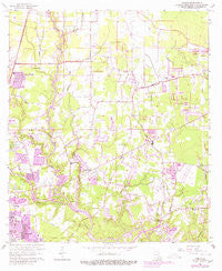 Comite Louisiana Historical topographic map, 1:24000 scale, 7.5 X 7.5 Minute, Year 1962