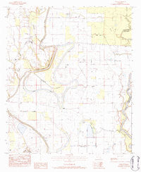 Como Louisiana Historical topographic map, 1:24000 scale, 7.5 X 7.5 Minute, Year 1983