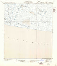 Constance Bayou SE Louisiana Historical topographic map, 1:31680 scale, 7.5 X 7.5 Minute, Year 1954