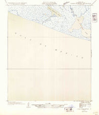 Constance Bayou SW Louisiana Historical topographic map, 1:31680 scale, 7.5 X 7.5 Minute, Year 1954
