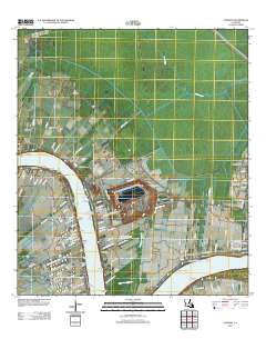 Convent Louisiana Historical topographic map, 1:24000 scale, 7.5 X 7.5 Minute, Year 2012