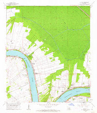 Convent Louisiana Historical topographic map, 1:24000 scale, 7.5 X 7.5 Minute, Year 1962