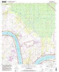 Convent Louisiana Historical topographic map, 1:24000 scale, 7.5 X 7.5 Minute, Year 1999