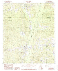 Converse Louisiana Historical topographic map, 1:24000 scale, 7.5 X 7.5 Minute, Year 1989