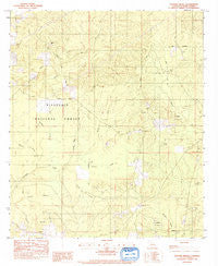 Coochie Brake Louisiana Historical topographic map, 1:24000 scale, 7.5 X 7.5 Minute, Year 1983