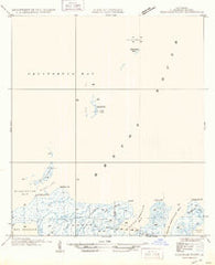 Coquille Point Louisiana Historical topographic map, 1:31680 scale, 7.5 X 7.5 Minute, Year 1949