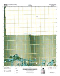 Coquille Point Louisiana Historical topographic map, 1:24000 scale, 7.5 X 7.5 Minute, Year 2012