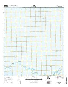 Coquille Point Louisiana Current topographic map, 1:24000 scale, 7.5 X 7.5 Minute, Year 2015