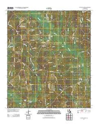 Cotton Plant Louisiana Historical topographic map, 1:24000 scale, 7.5 X 7.5 Minute, Year 2012