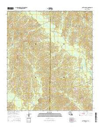 Cotton Plant Louisiana Current topographic map, 1:24000 scale, 7.5 X 7.5 Minute, Year 2015