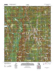 Cotton Valley Louisiana Historical topographic map, 1:24000 scale, 7.5 X 7.5 Minute, Year 2012