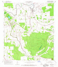 Cottonport Louisiana Historical topographic map, 1:24000 scale, 7.5 X 7.5 Minute, Year 1966