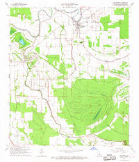 Cottonport Louisiana Historical topographic map, 1:24000 scale, 7.5 X 7.5 Minute, Year 1966