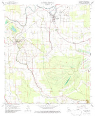 Cottonport Louisiana Historical topographic map, 1:24000 scale, 7.5 X 7.5 Minute, Year 1966