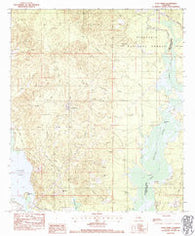 Coup Point Louisiana Historical topographic map, 1:24000 scale, 7.5 X 7.5 Minute, Year 1983