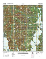 Coup Point Louisiana Historical topographic map, 1:24000 scale, 7.5 X 7.5 Minute, Year 2012