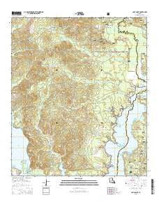 Coup Point Louisiana Current topographic map, 1:24000 scale, 7.5 X 7.5 Minute, Year 2015