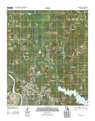 Coushatta Louisiana Historical topographic map, 1:24000 scale, 7.5 X 7.5 Minute, Year 2012