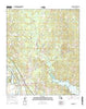 Coushatta Louisiana Current topographic map, 1:24000 scale, 7.5 X 7.5 Minute, Year 2015